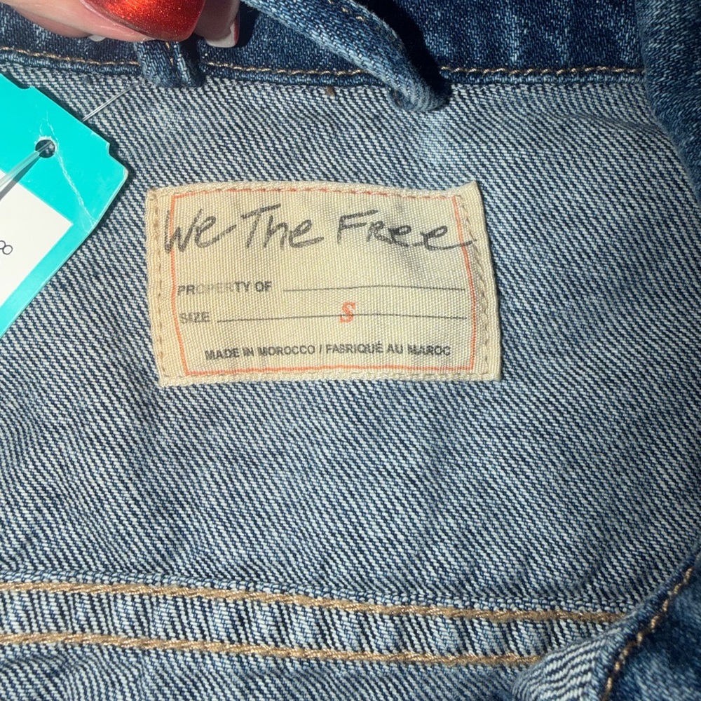 We the Free People Light Blue Rumor Denim Jacket - Picture 8 of 10
